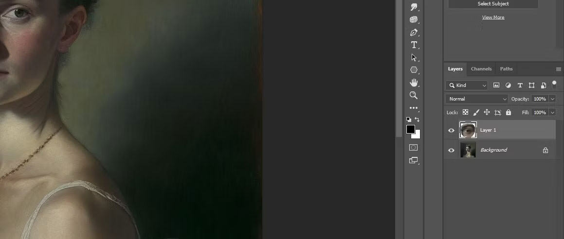 Mắt Trên Layer Mới