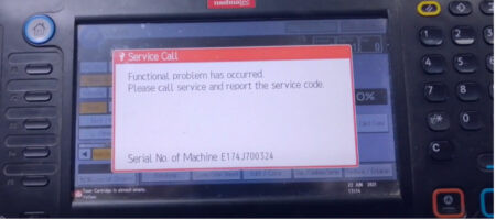 Máy photocopy Ricoh báo lỗi SC520