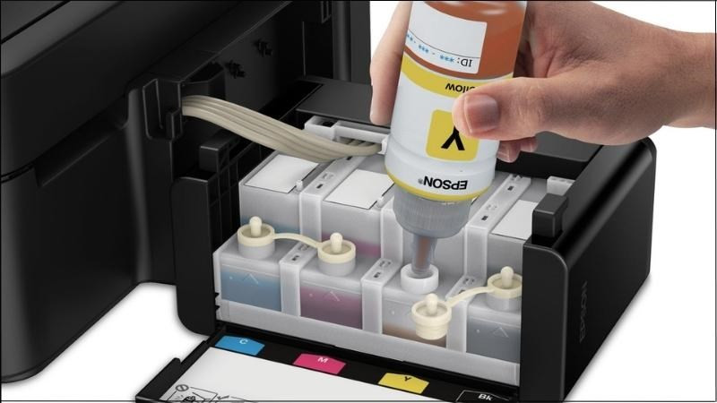 Nạp mực vào hộp