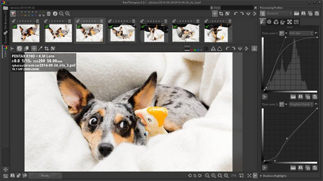 Phần mềm Raw Therapee