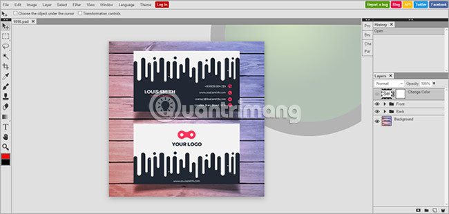 7 cách tốt nhất để mở file PSD mà không cần Photoshop 3 Photopea