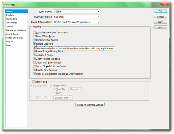 Quá trình Export Clipboard bị lỗi không chuyển được