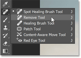 Remove Tool trong Photoshop