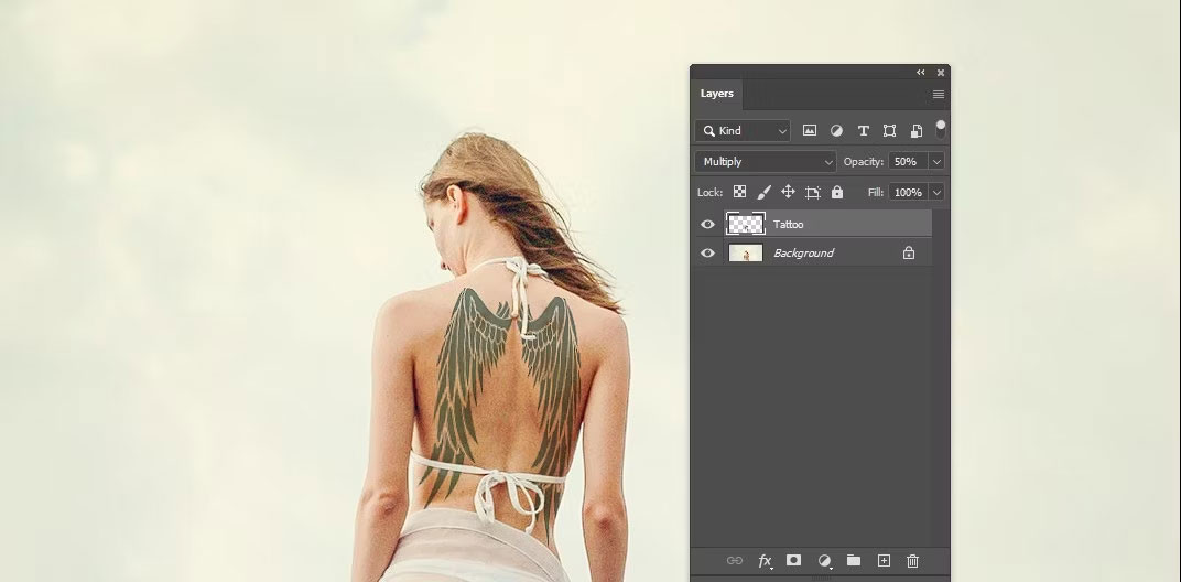 Thay đổi Blend Mode trong Photoshop