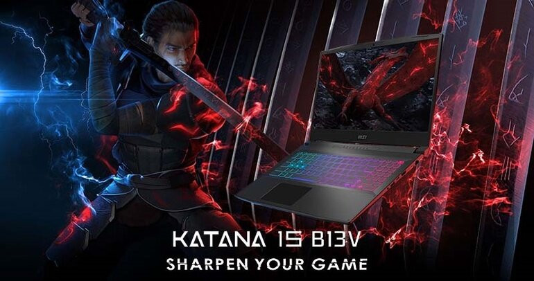Thiết kế laptop MSI Katana 15 B13VEK 676VN