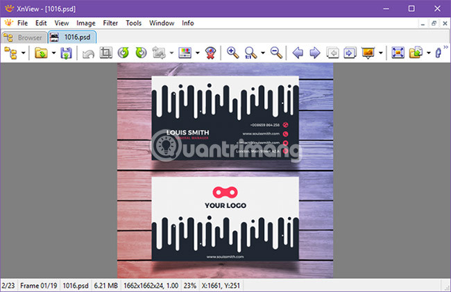 7 cách tốt nhất để mở file PSD mà không cần Photoshop 4 XnView