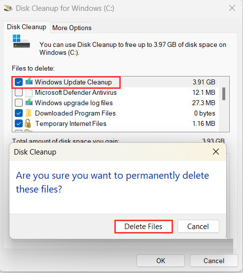 Xóa tệp cập nhật trên Windows 1